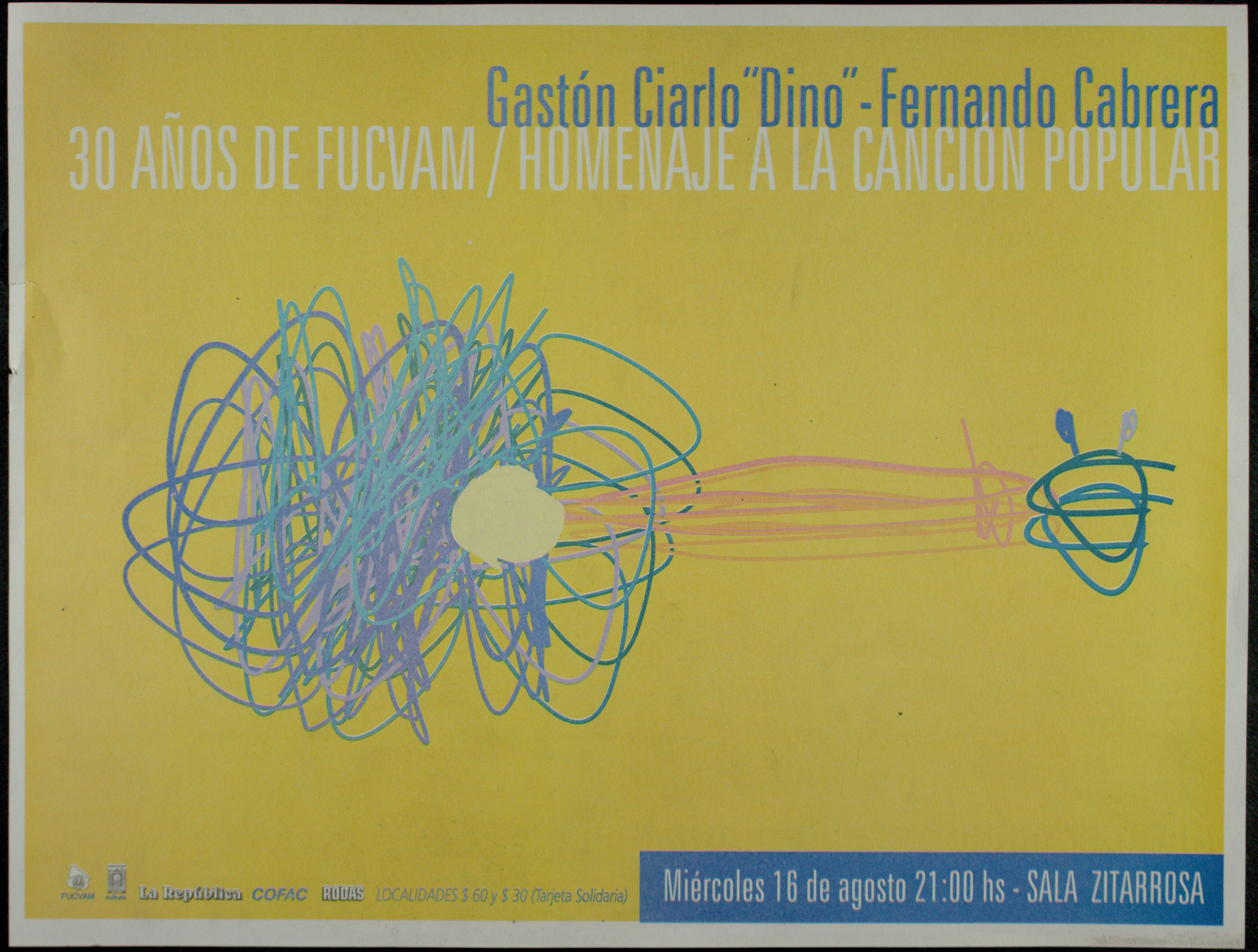 30 años de FUCVAM: Homenaje a la canción popular