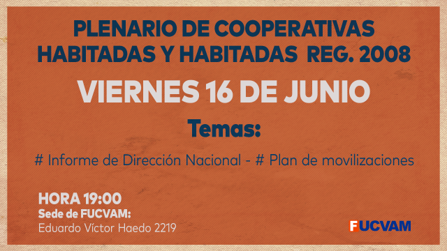 Plenario coop habitadas