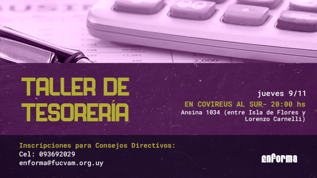 taller de tesorería